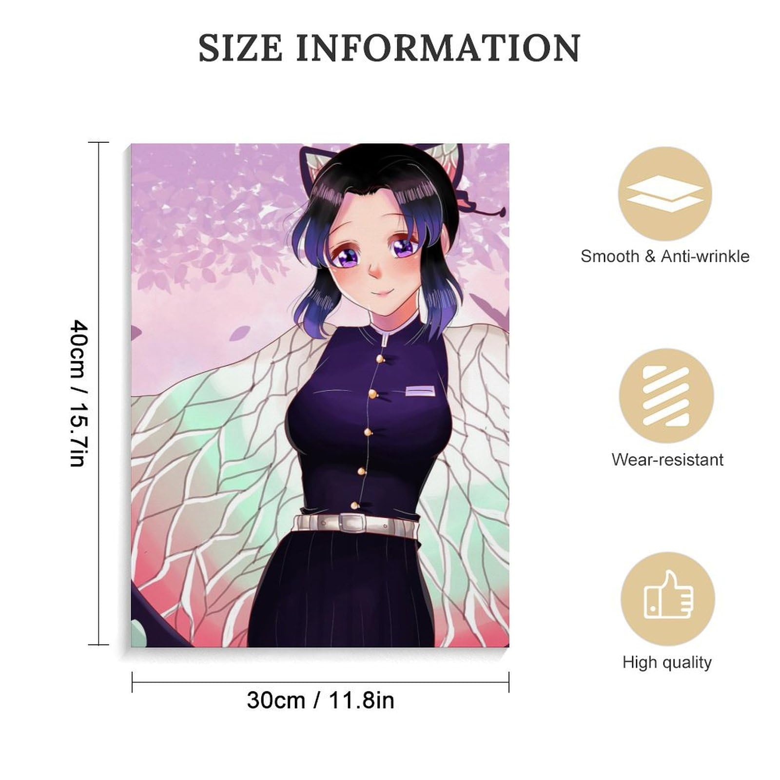 鬼滅の刃 - 鬼滅の刃　胡蝶しのぶ　ビジュアルアートパネル Amazon.co.jp: 胡蝶 しのぶ こちょう しのぶ ポスター 鬼滅の刃